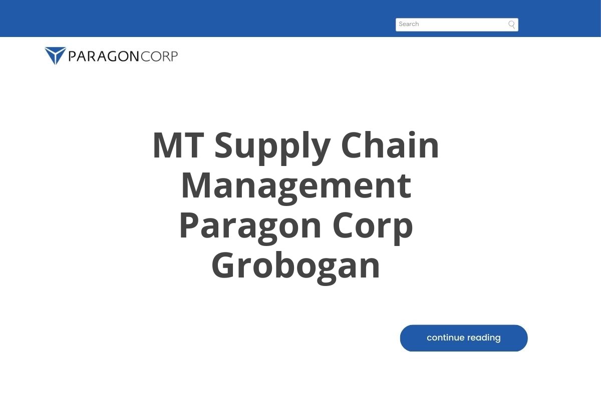 Info Loker MT Supply Chain Management Paragon Corp Grobogan Tahun 2025 (Resmi)